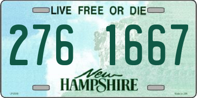 NH license plate 2761667