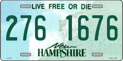 NH license plate 2761676