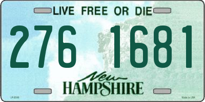 NH license plate 2761681