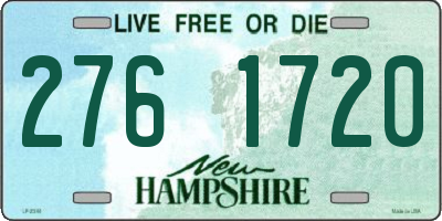 NH license plate 2761720