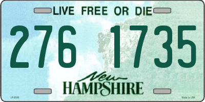 NH license plate 2761735