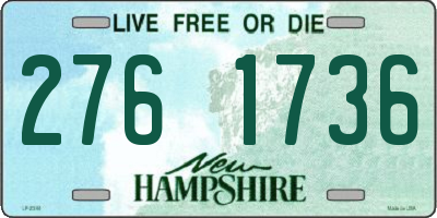 NH license plate 2761736