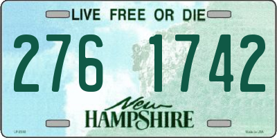 NH license plate 2761742