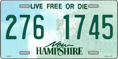 NH license plate 2761745