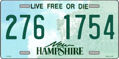 NH license plate 2761754