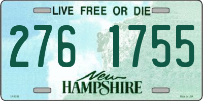 NH license plate 2761755