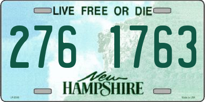 NH license plate 2761763