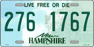 NH license plate 2761767