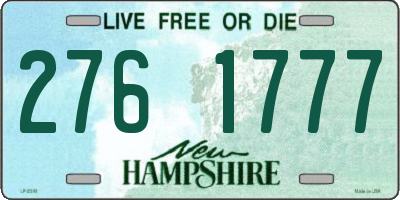 NH license plate 2761777