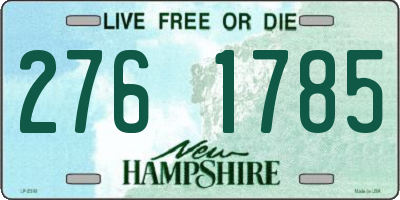 NH license plate 2761785