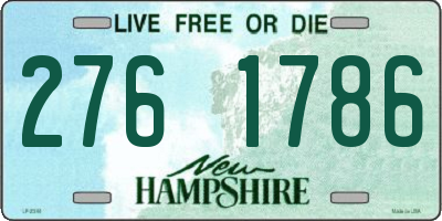 NH license plate 2761786