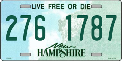 NH license plate 2761787