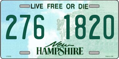 NH license plate 2761820