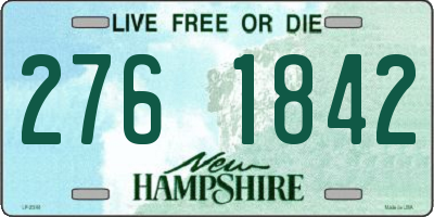 NH license plate 2761842