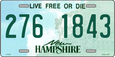 NH license plate 2761843