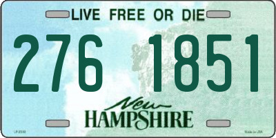 NH license plate 2761851