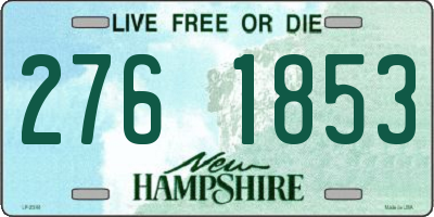 NH license plate 2761853