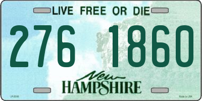 NH license plate 2761860