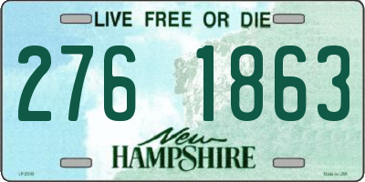 NH license plate 2761863