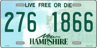 NH license plate 2761866