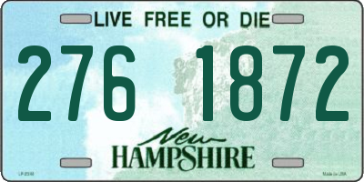 NH license plate 2761872