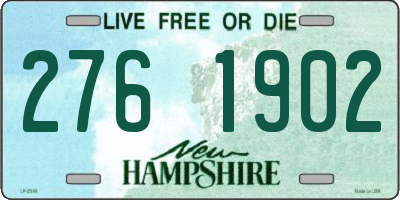 NH license plate 2761902