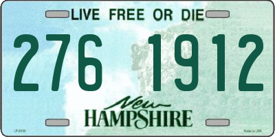 NH license plate 2761912