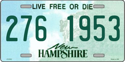 NH license plate 2761953