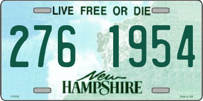 NH license plate 2761954