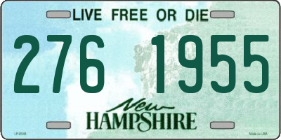 NH license plate 2761955