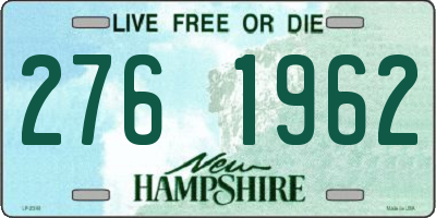 NH license plate 2761962