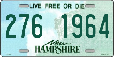 NH license plate 2761964