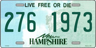 NH license plate 2761973