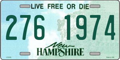 NH license plate 2761974