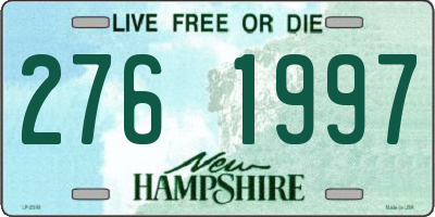 NH license plate 2761997