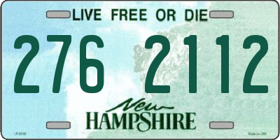 NH license plate 2762112
