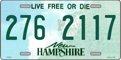 NH license plate 2762117