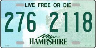 NH license plate 2762118