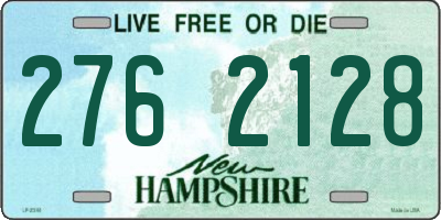 NH license plate 2762128