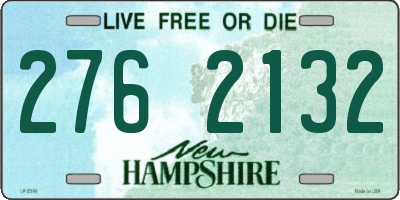 NH license plate 2762132