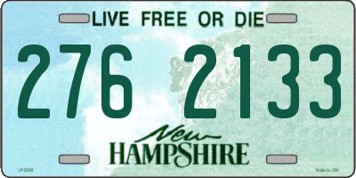 NH license plate 2762133