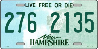 NH license plate 2762135