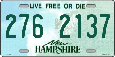 NH license plate 2762137
