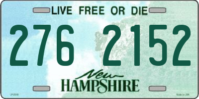 NH license plate 2762152