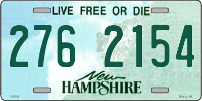 NH license plate 2762154