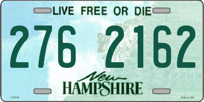 NH license plate 2762162
