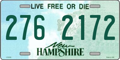 NH license plate 2762172