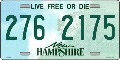 NH license plate 2762175