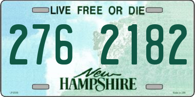NH license plate 2762182