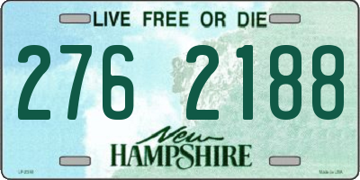 NH license plate 2762188